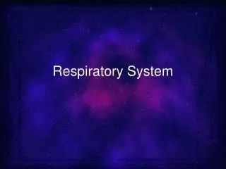 Respiratory System