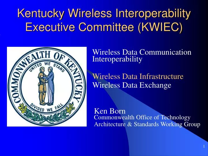 kentucky wireless interoperability executive committee kwiec