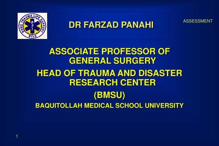 dr farzad panahi