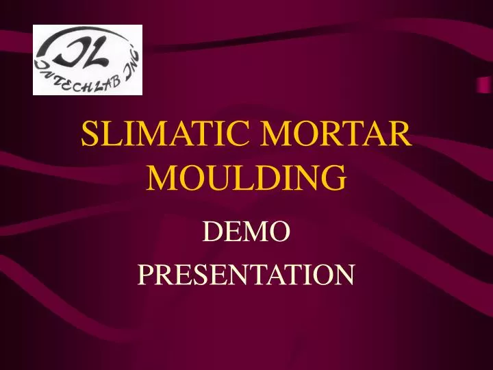 slimatic mortar moulding