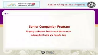 Senior Companion Program