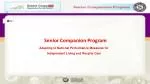 Senior Companion Program - slide 1
