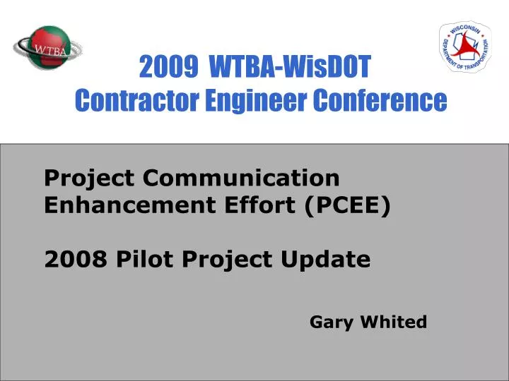 2009 wtba wisdot contractor engineer conference