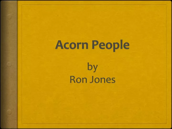 acorn people