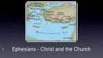 Ephesians - Christ and the Church