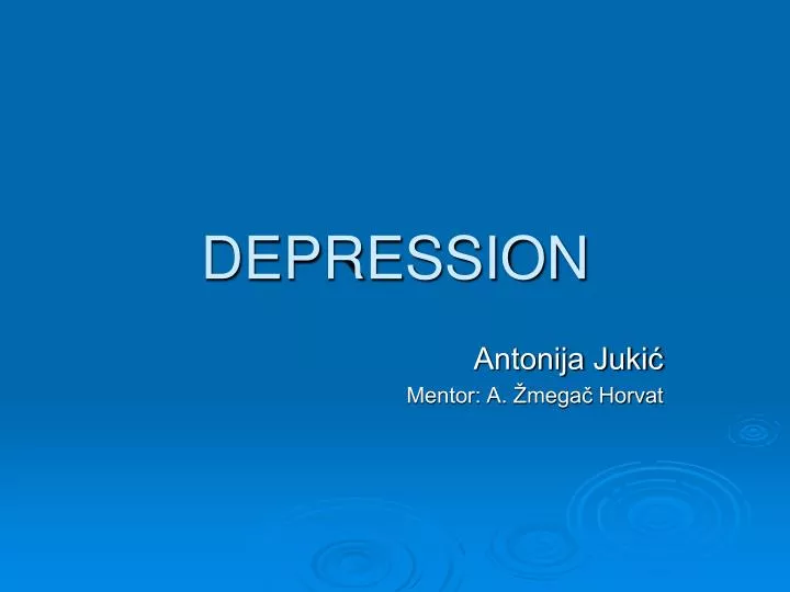 depression