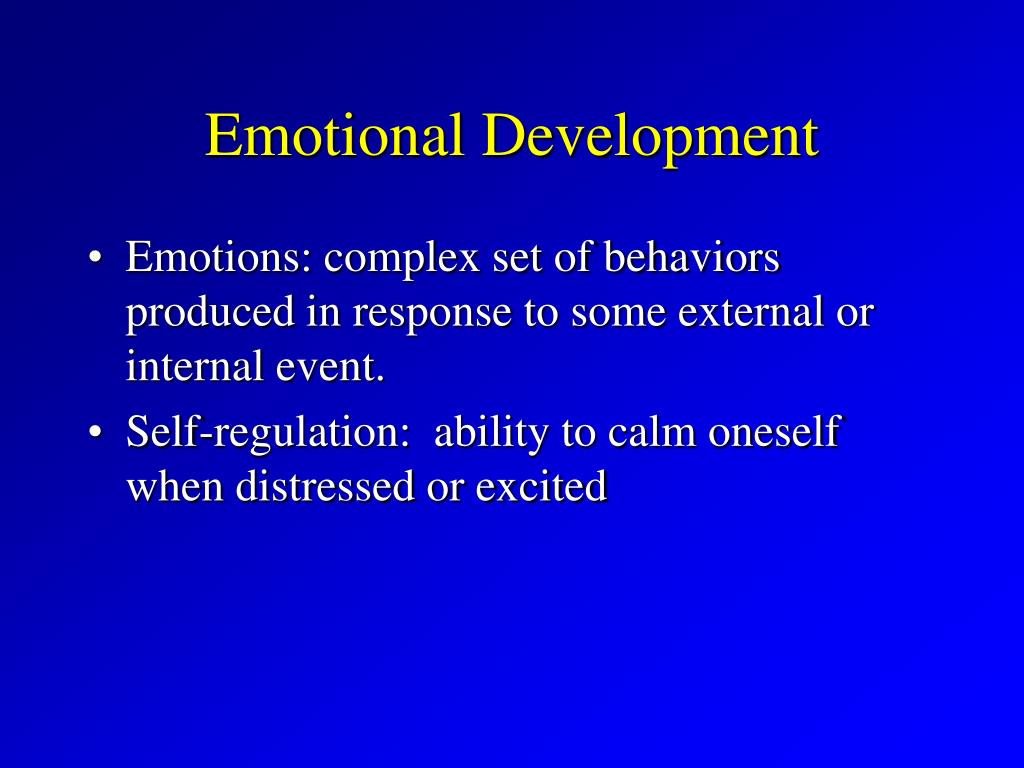 PPT - Emotional Development PowerPoint Presentation, free download - ID ...