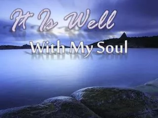 With My Soul