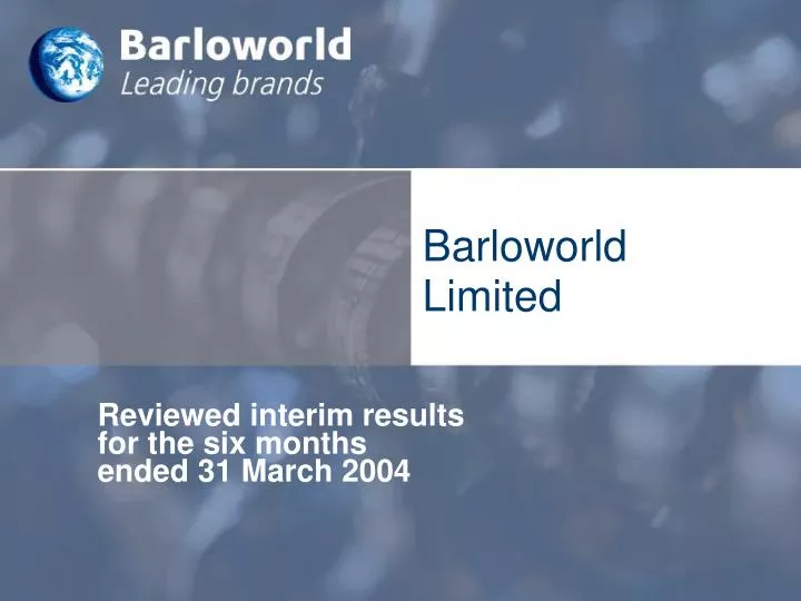 barloworld limited
