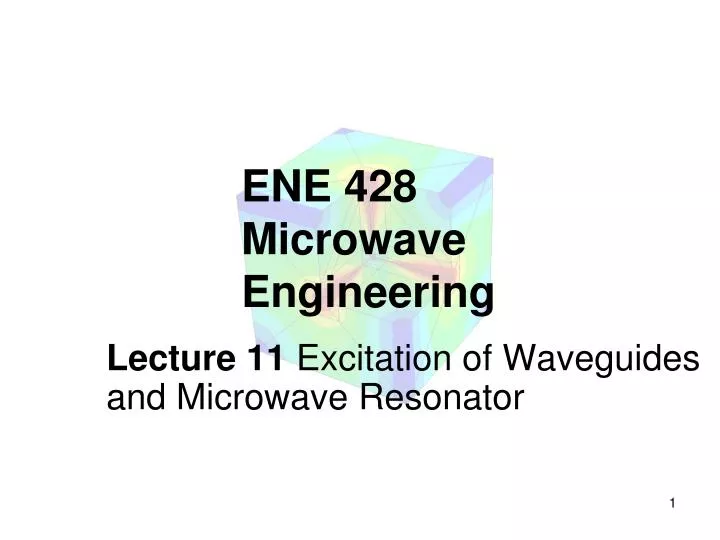 ene 428 microwave engineering