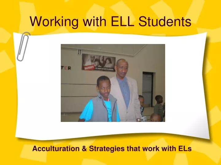 working with ell students