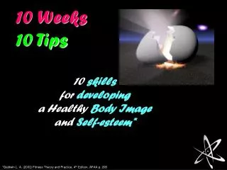 10 Weeks 10 Tips