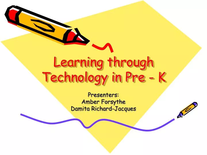 learning through technology in pre k