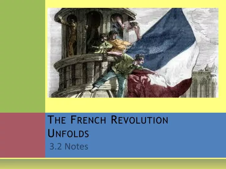 the french revolution unfolds