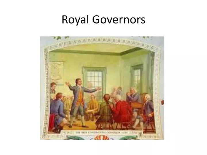 royal governors