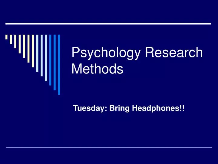 psychology research methods