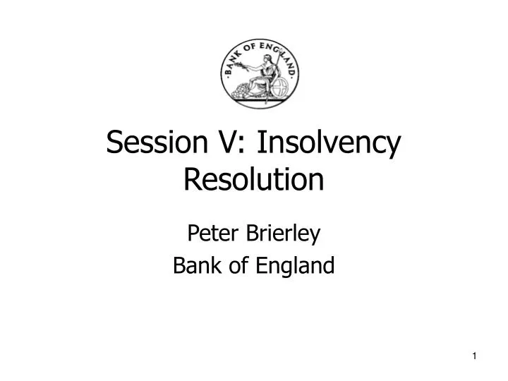 session v insolvency resolution