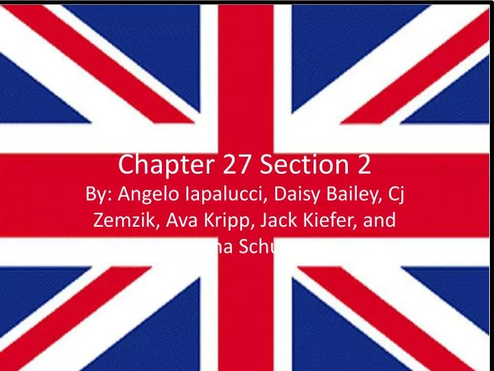 chapter 27 section 2
