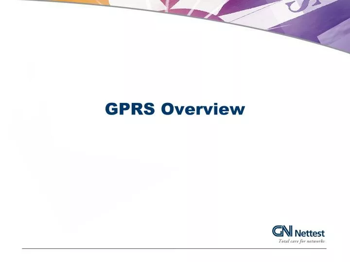 gprs overview