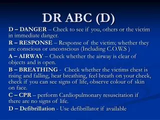 DR ABC (D)