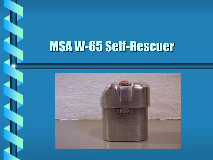 msa w 65 self rescuer