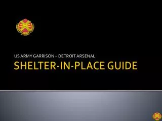 SHELTER-IN-PLACE GUIDE