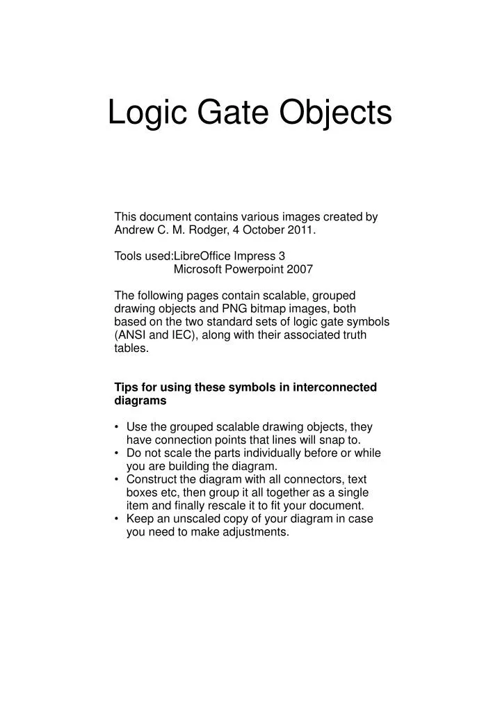logic gate objects