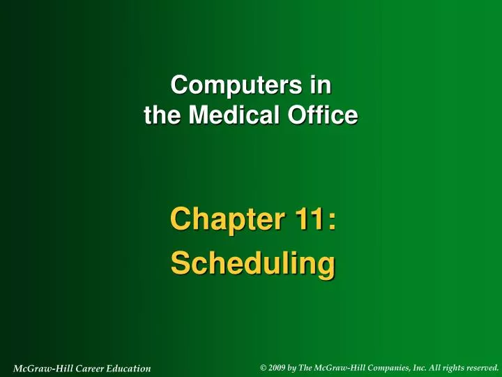 computers in the medical office