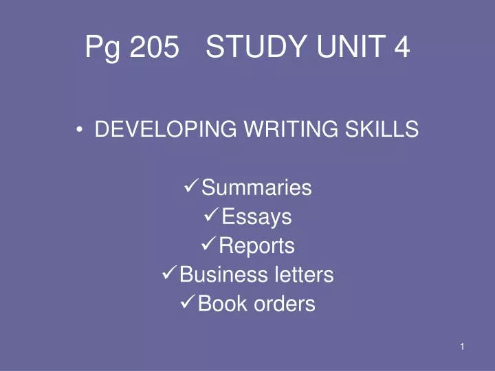 pg 205 study unit 4