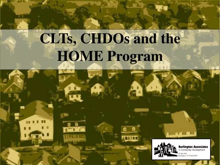 clts chdos and the home program