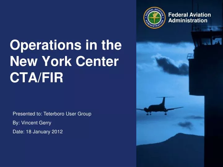 operations in the new york center cta fir