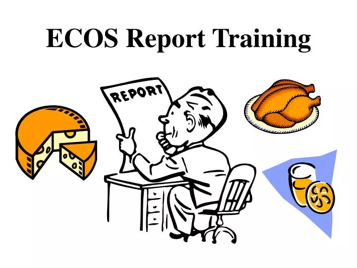 ecos report training