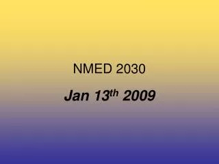 nmed 2030