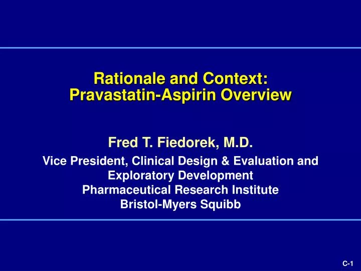 rationale and context pravastatin aspirin overview