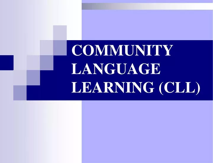 community language learning cll