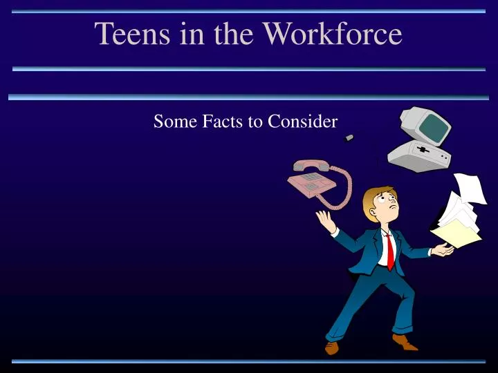 teens in the workforce