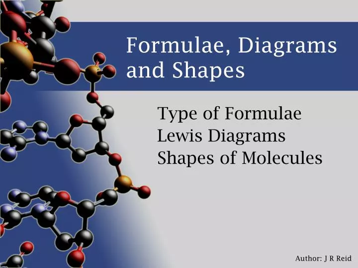 formulae diagrams and shapes