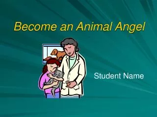 Become an Animal Angel