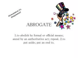 ABROGATE