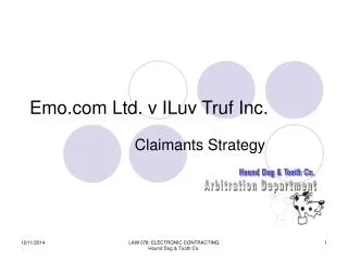 Emo Ltd. v ILuv Truf Inc.