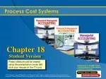 Process Cost Systems - slide 1