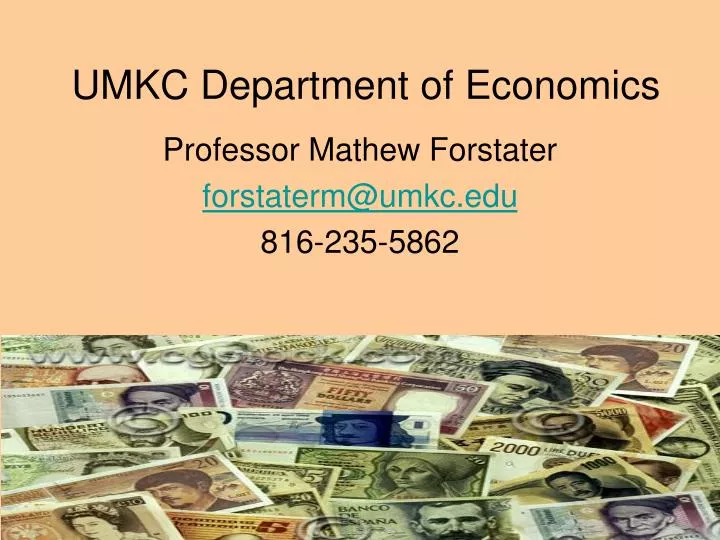 umkc department of economics