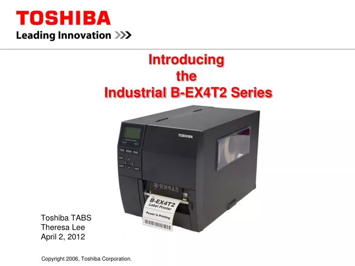 introducing the industrial b ex4t2 series
