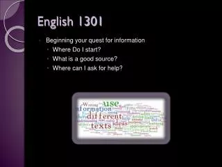 english 1301