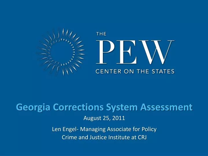 georgia corrections system assessment