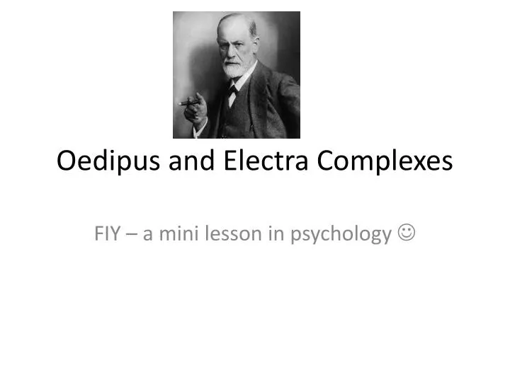 oedipus and electra complexes