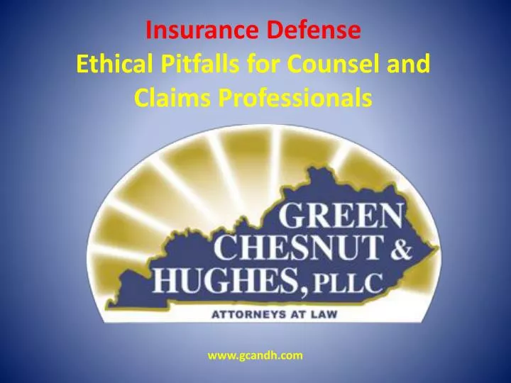insurance defense ethical pitfalls for counsel and claims professionals