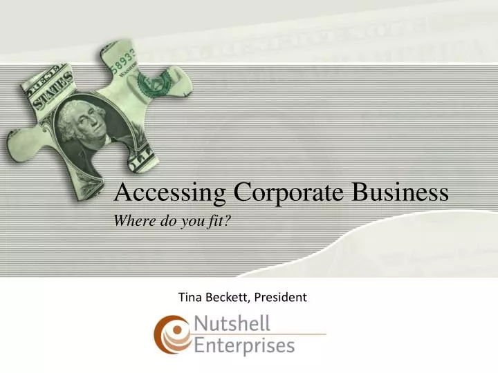 accessing corporate business