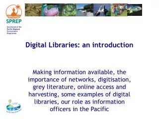 Digital Libraries: an introduction