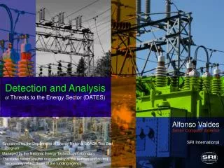 Detection and Analysis of Threats to the Energy Sector (DATES)